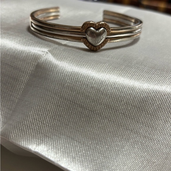 Coach Silver and Gold tone Knot Bracelet - Picture 5 of 8